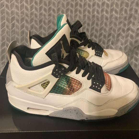 Jordan retro 4 RASTA - Picture 2 of 3